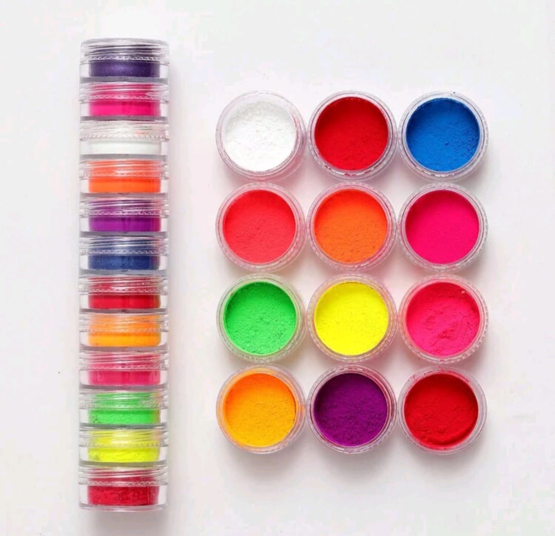 Neon powder 5 stack jar