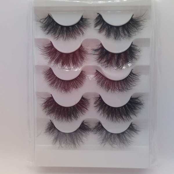 5 Pair Faux Mink Lashes - JSTM Series