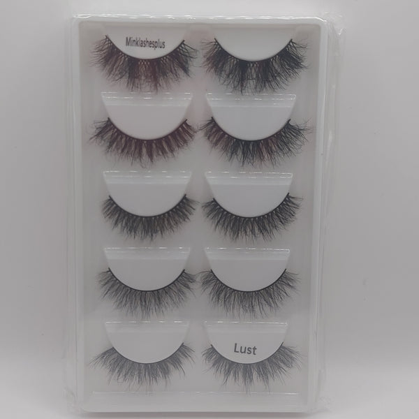 Minklashesplus 5 Pair Eyelashes