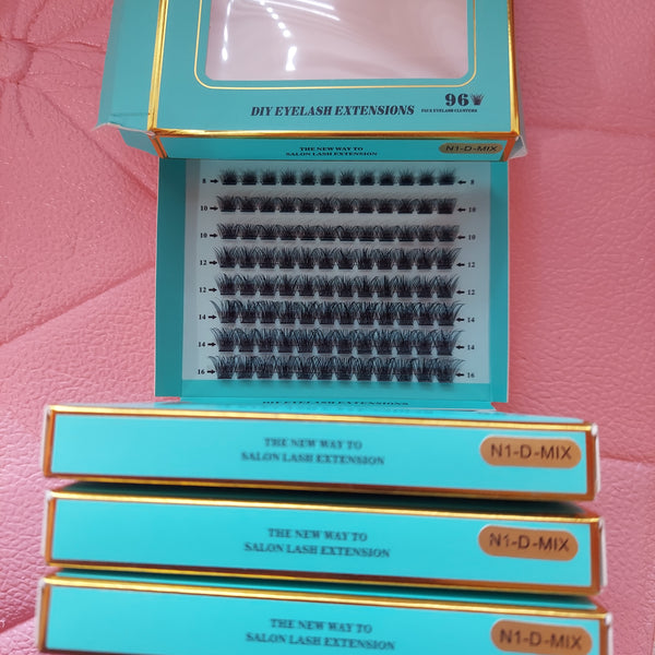 Cluster Lashes - N1 C/D Mix