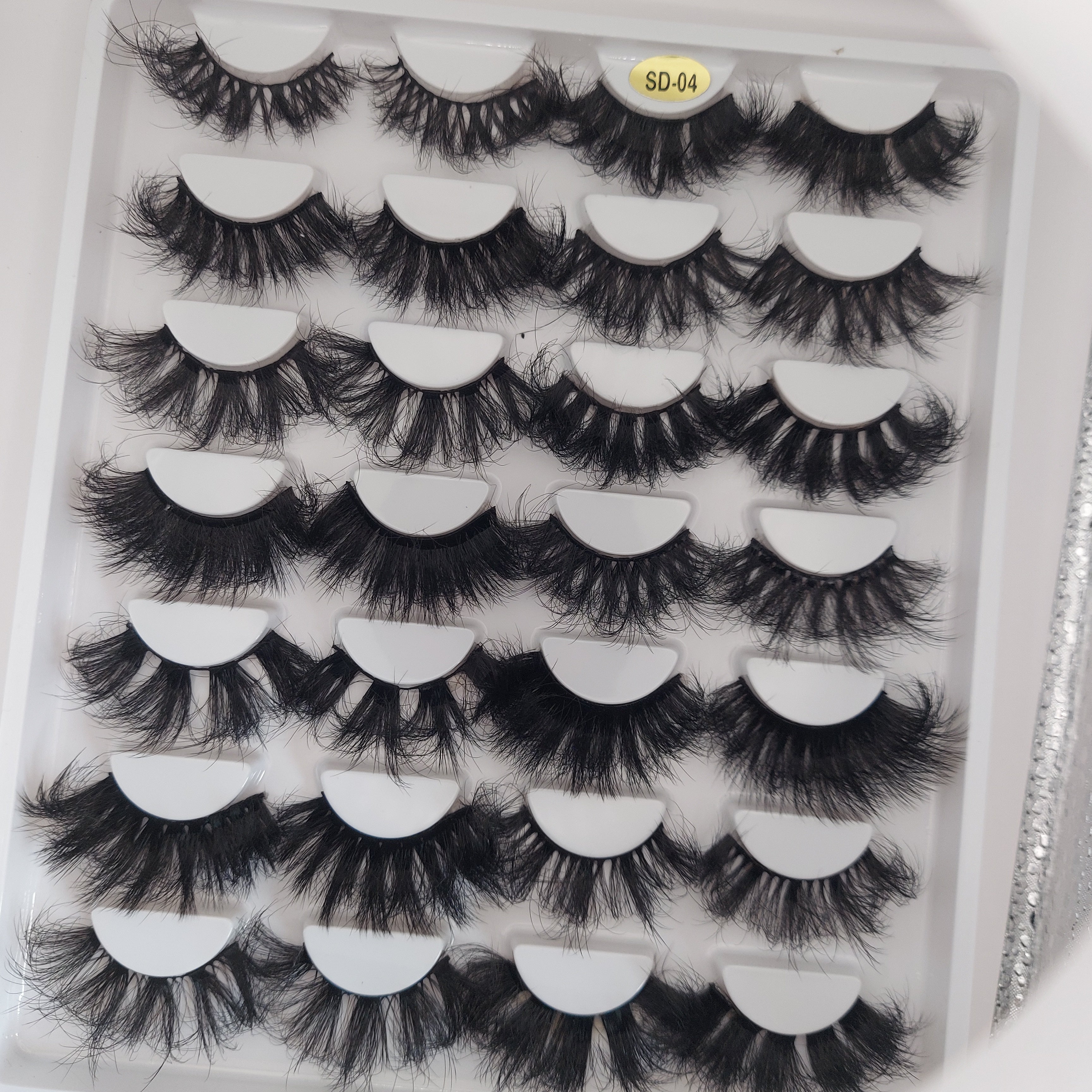 14 Pair Faux Mink Strip Lashes - 25mm