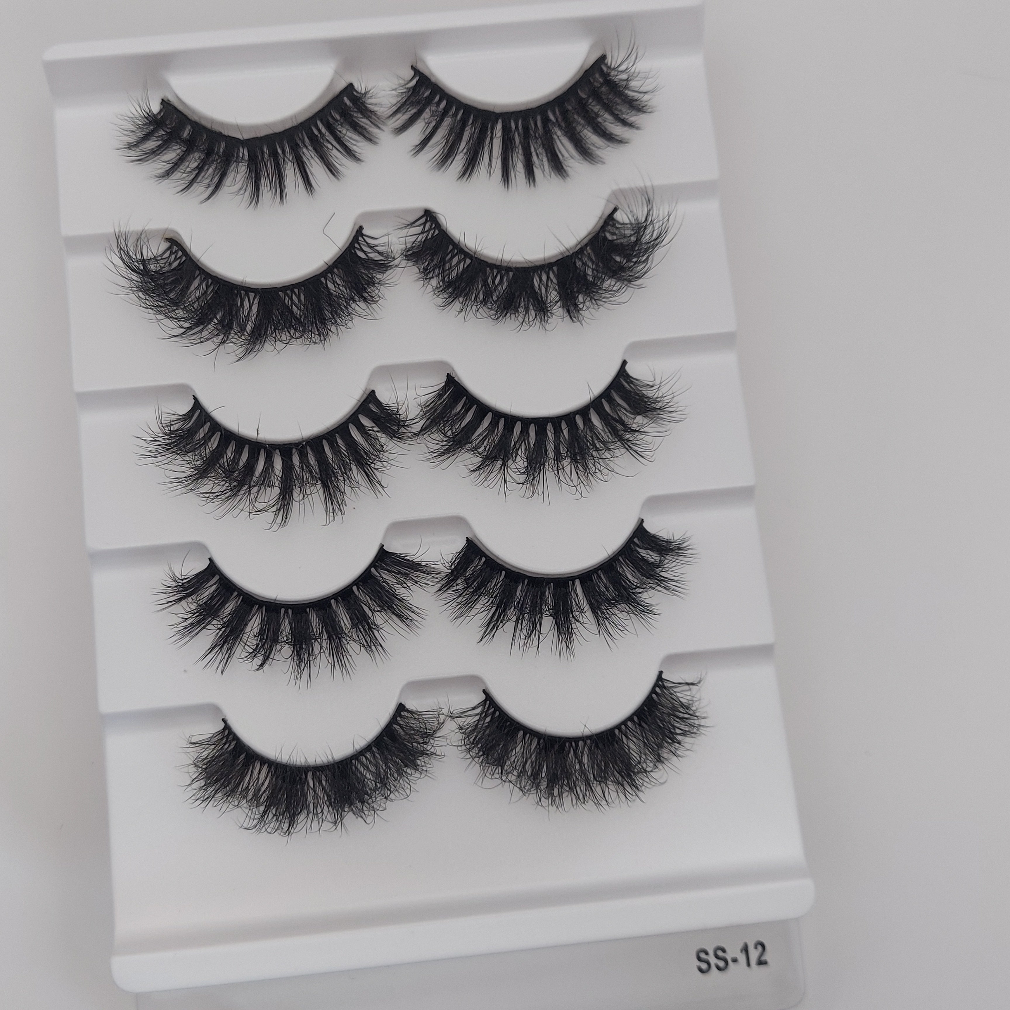 5 Pair Faux Mink Eyelashes - SS Series