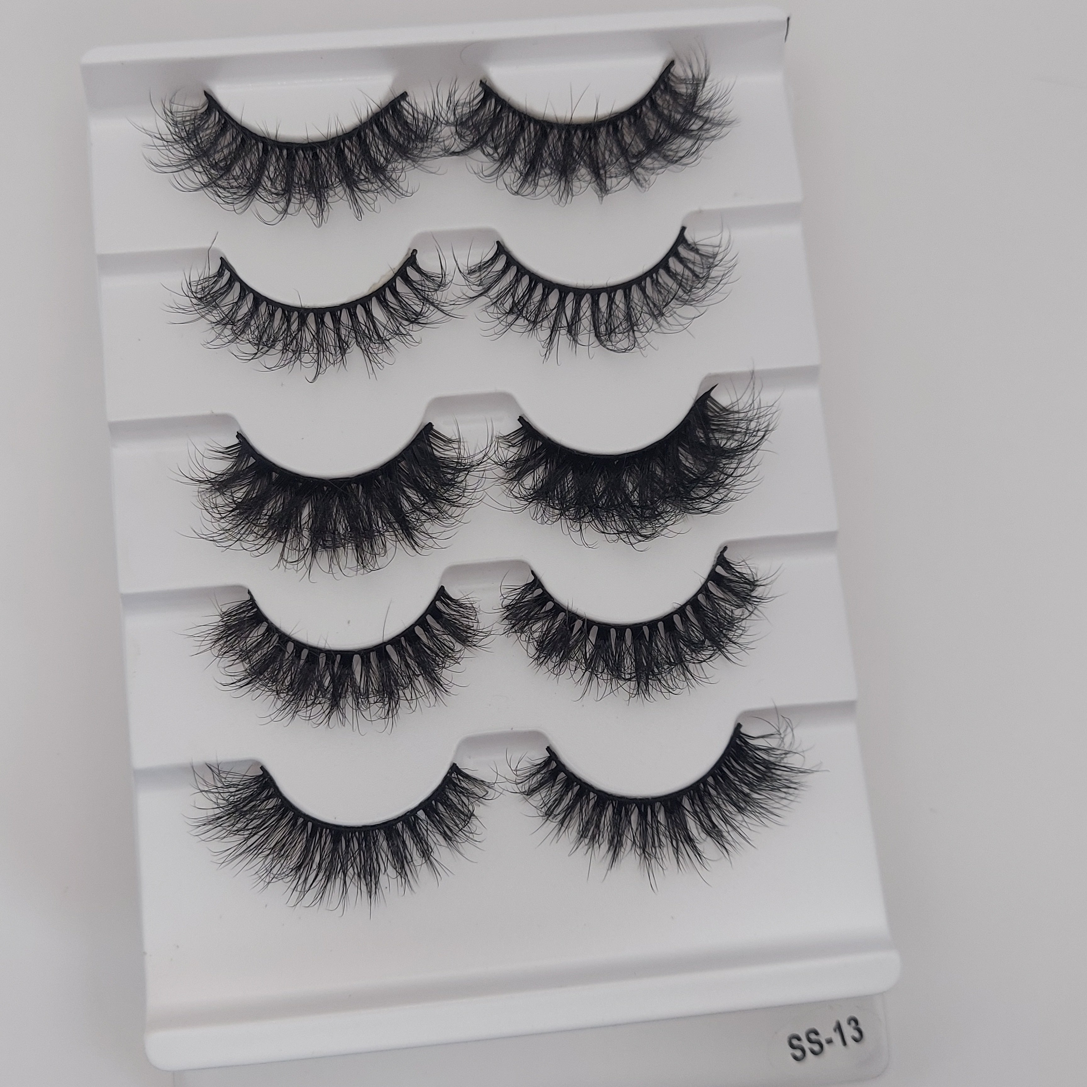 5 Pair Faux Mink Eyelashes - SS Series