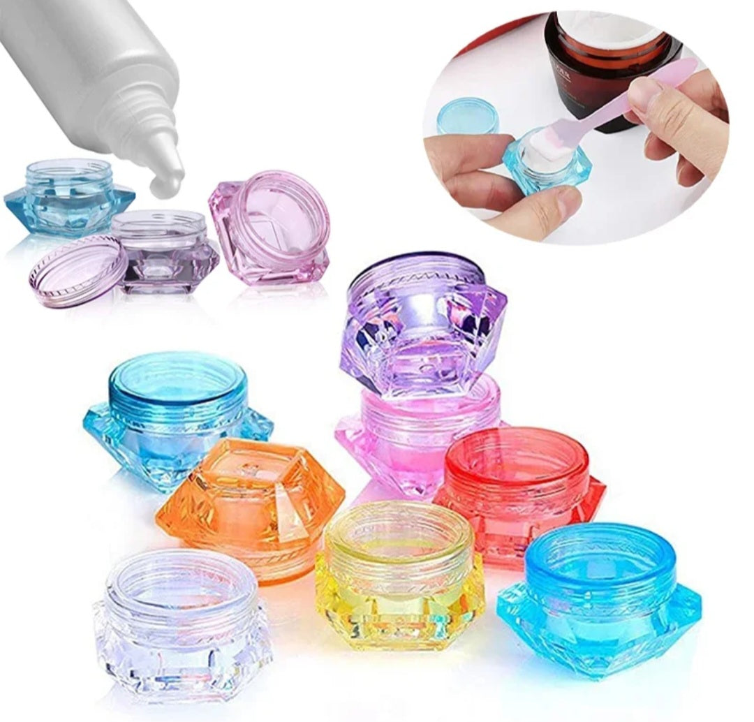 5g diamond shaped jars