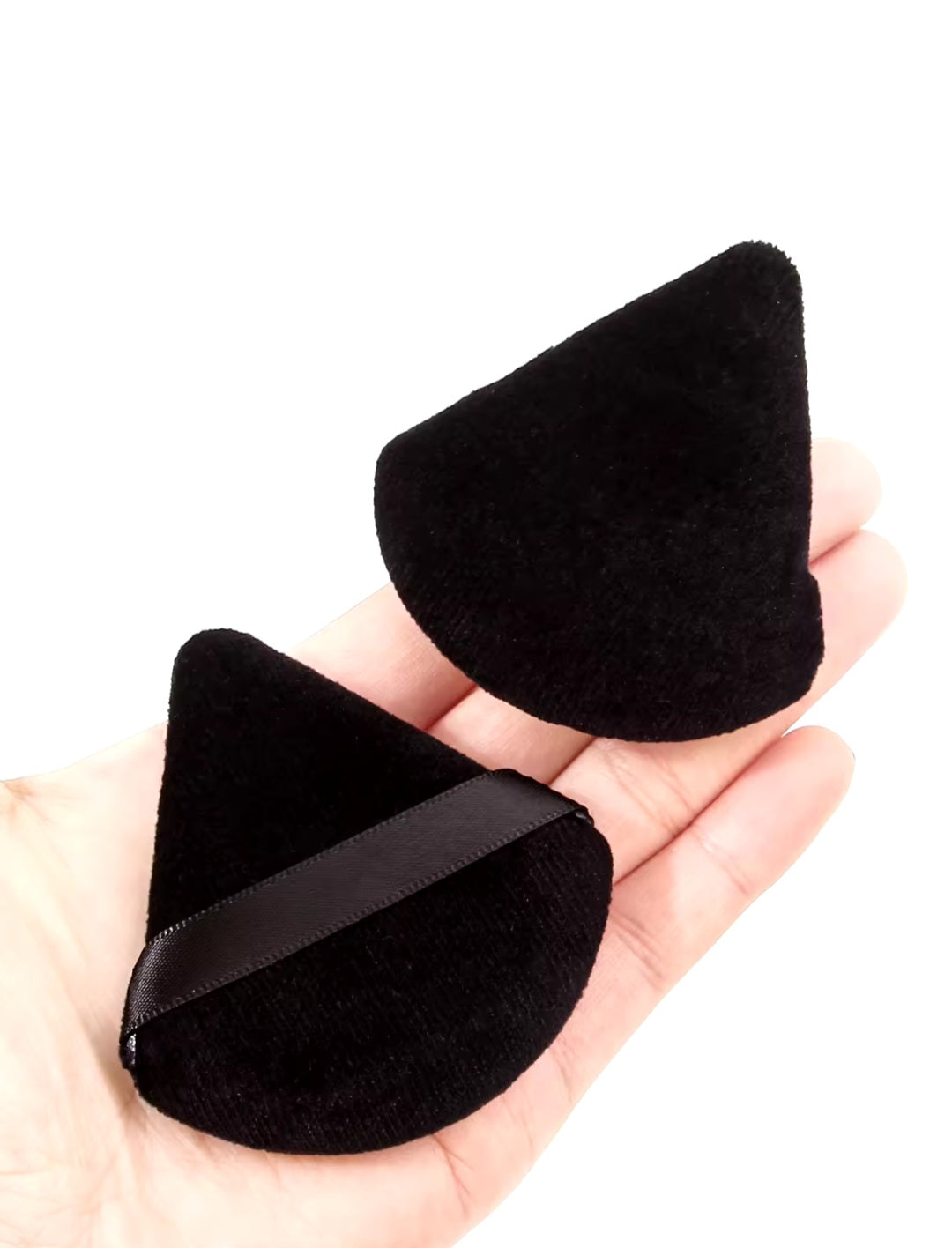 Triangular powder puffs – Minklashes Plus