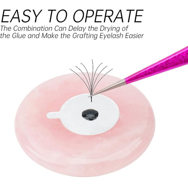 Disposable glue stickers