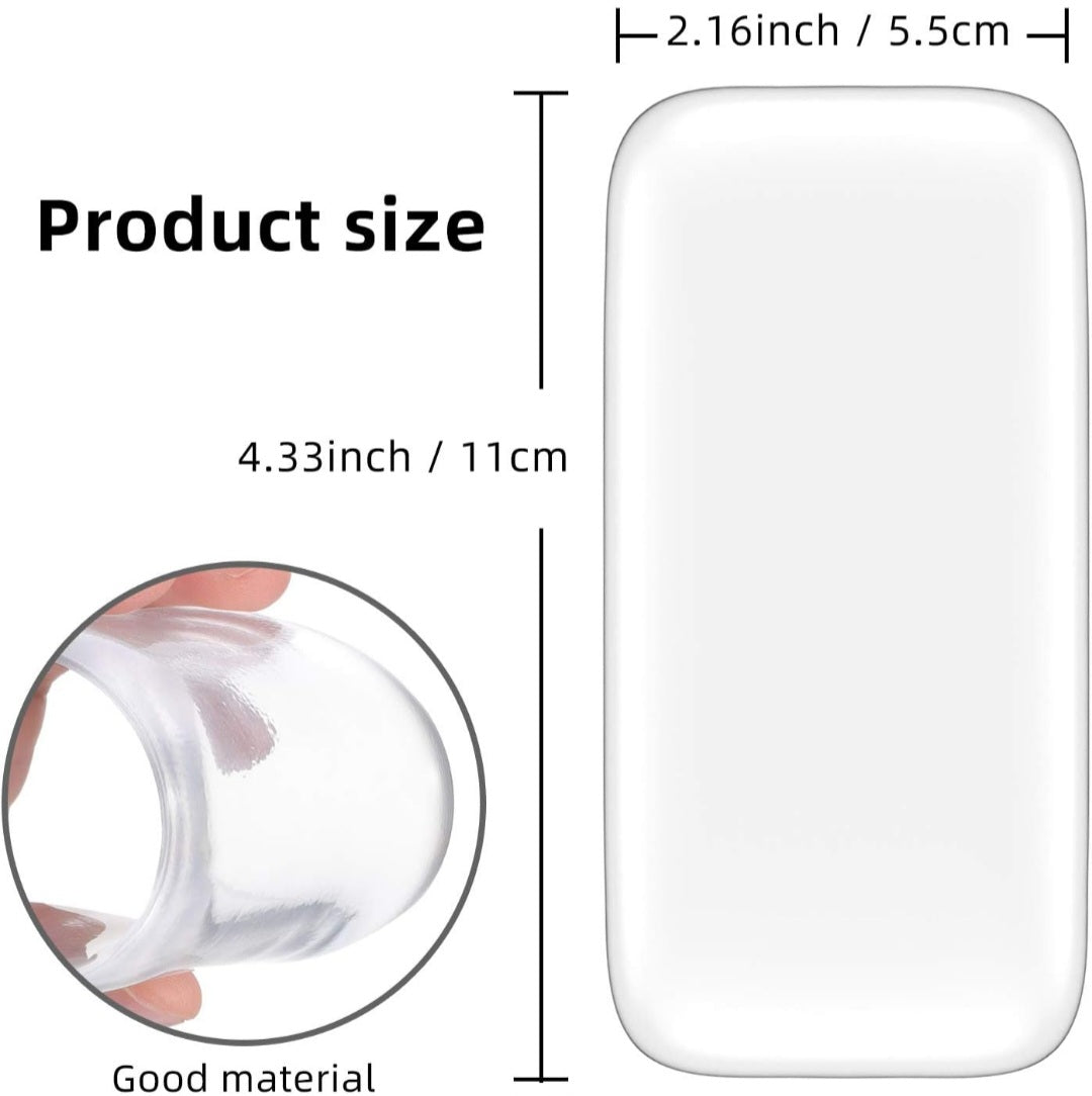 Silicone pads for eyelash grafting
