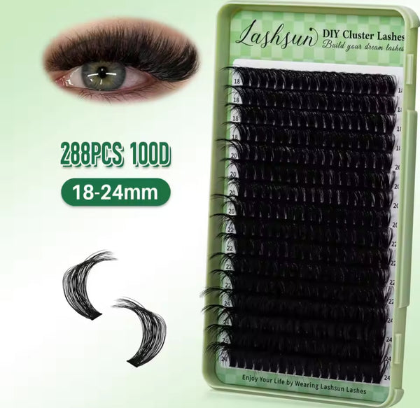 Cluster lashes 18-24mm