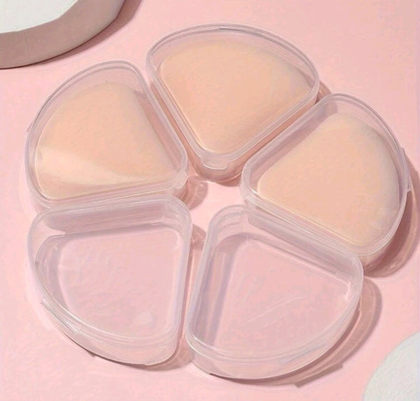 Triangular Powder Puff Storage Container – 1pc