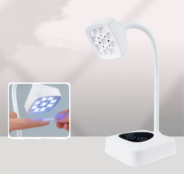 Flash curing rechargeable UV/LED nail lamp