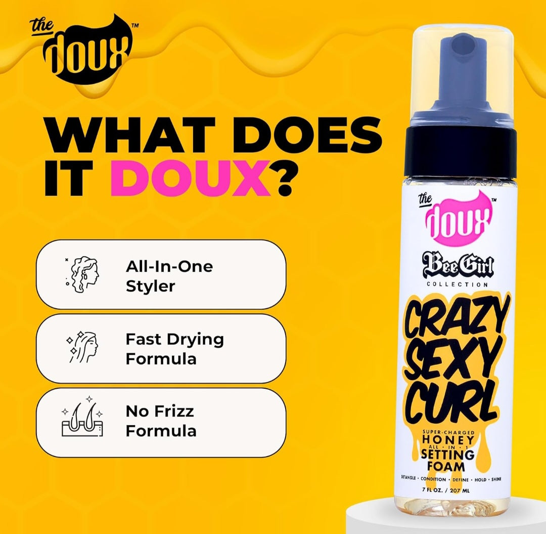 Honey setting foam by Doux