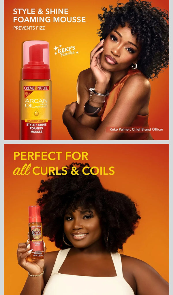 Creme of nature  foaming mousse