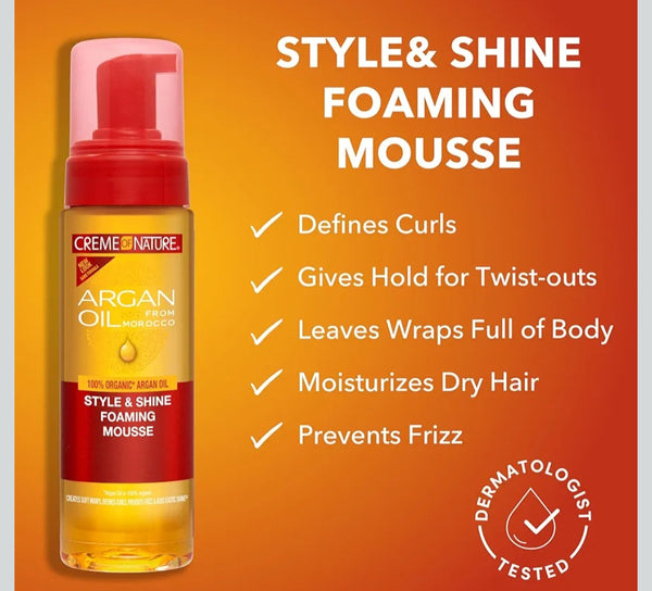 Creme of nature  foaming mousse