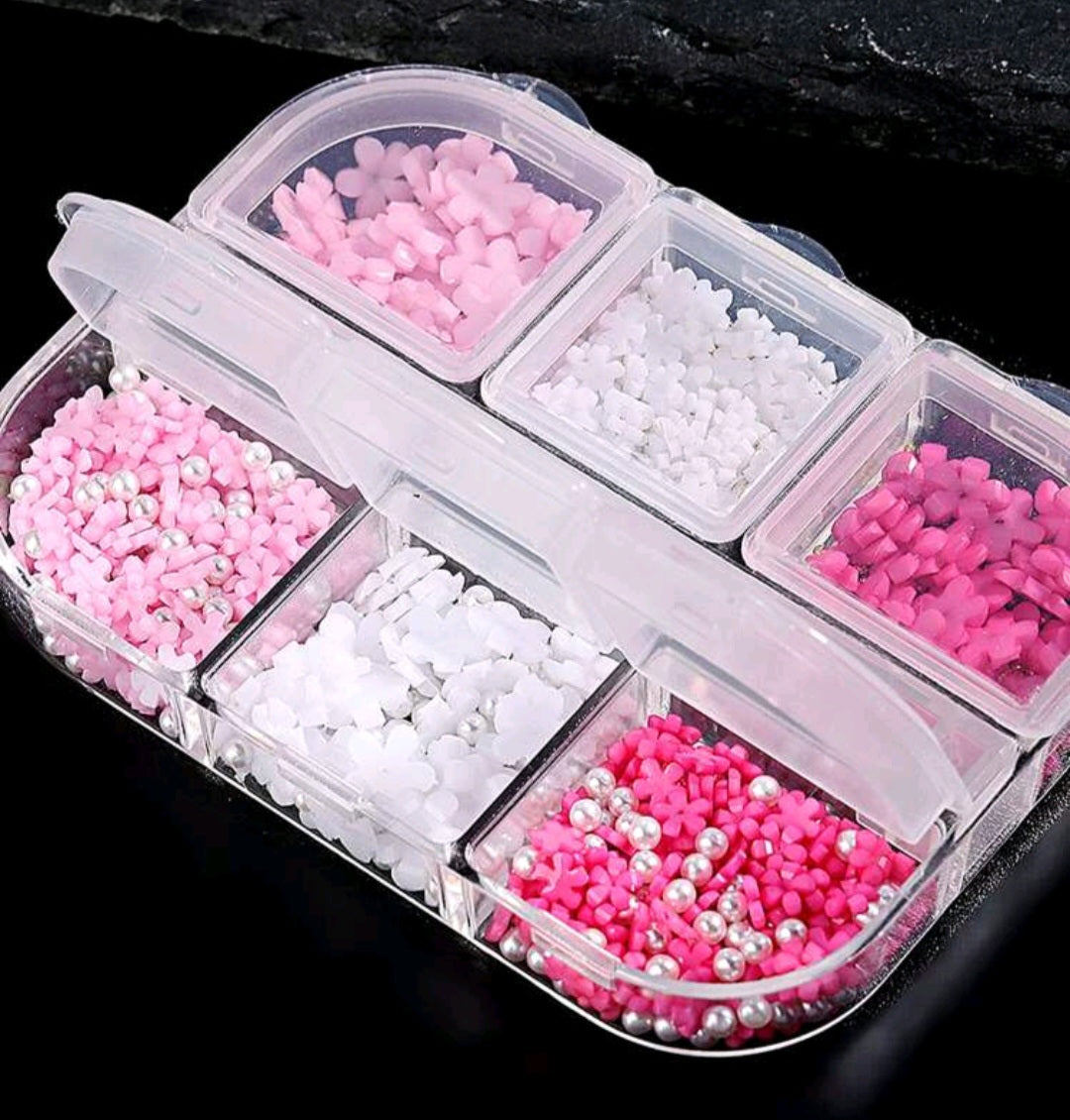 3D flower for nail art