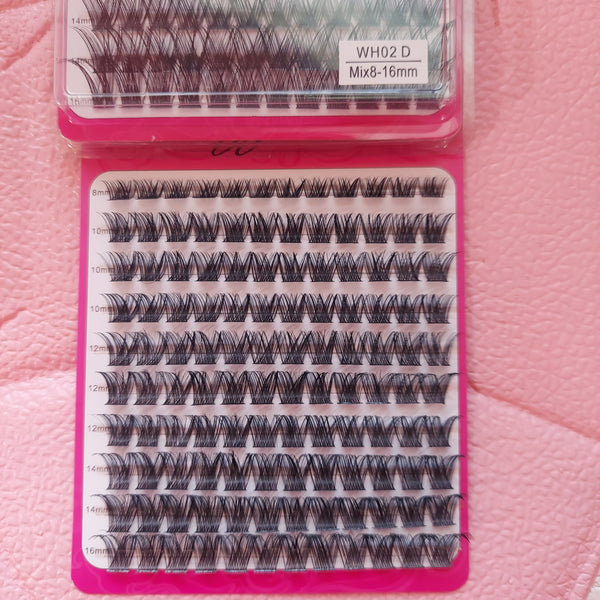 Cluster Lashes - mixed lengths