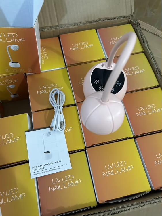 Flash curing rechargeable UV/LED nail lamp