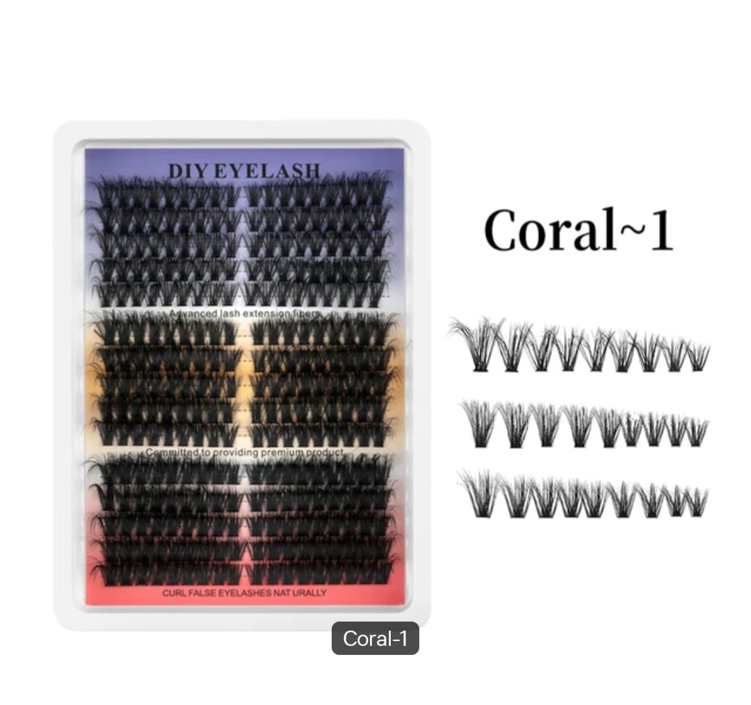 Cluster eyelashes