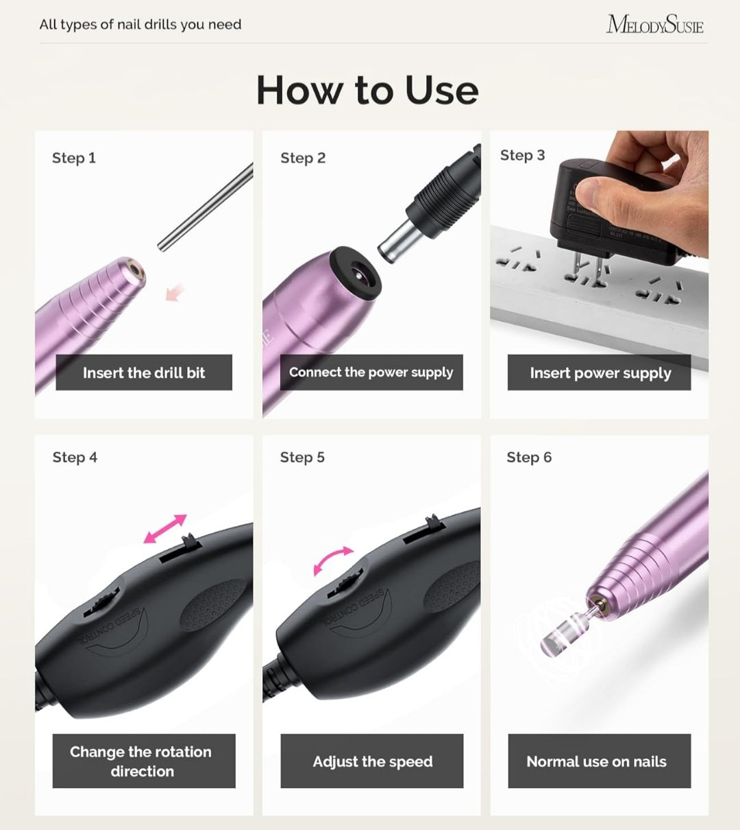 Nail E file/ drill