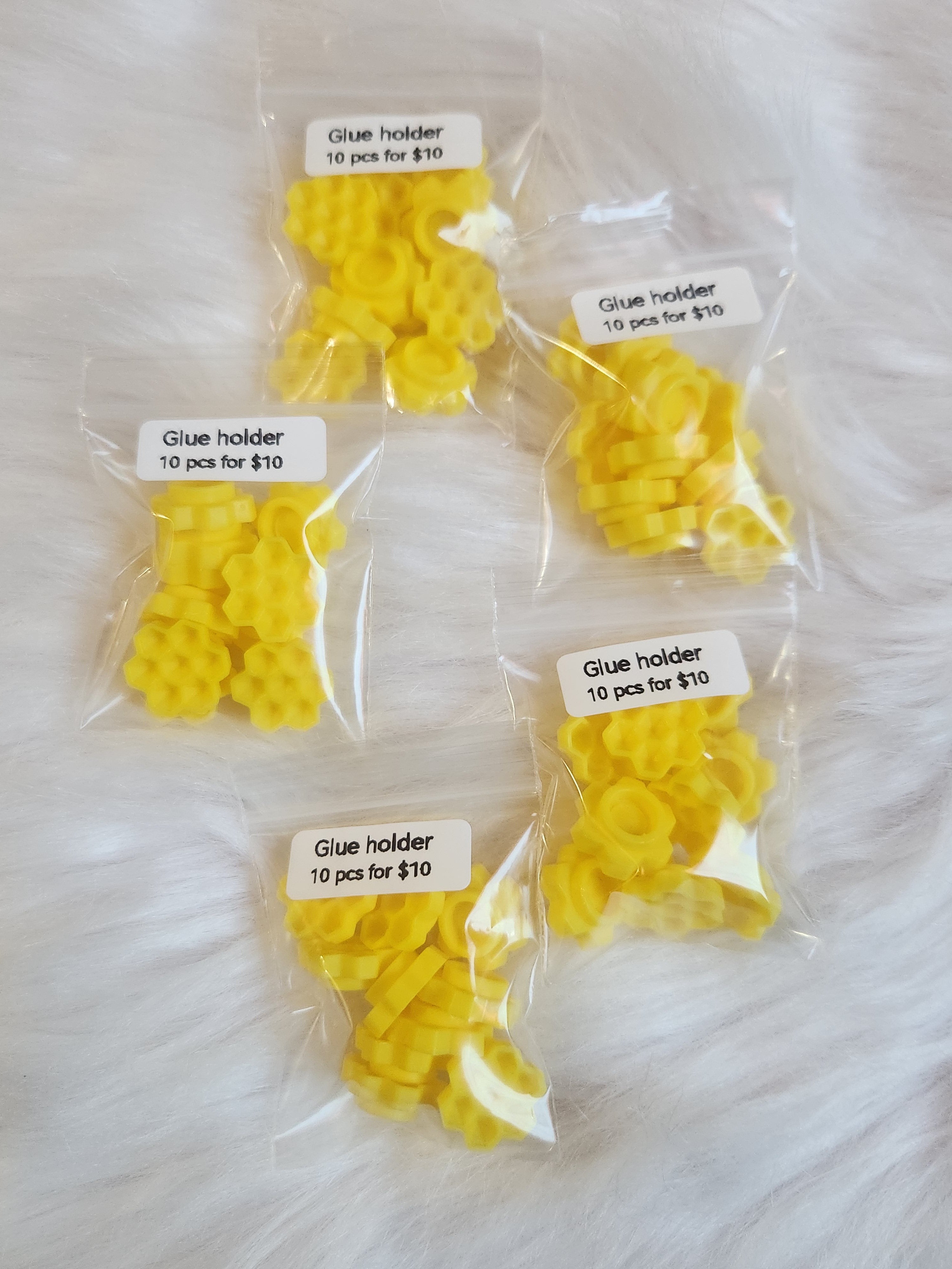 Honeycomb glue holder
