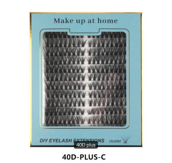 DIY cluster eyelashes