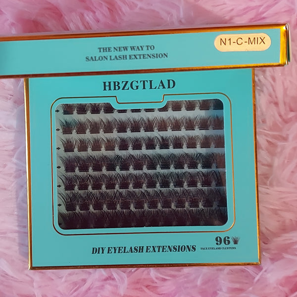 Cluster Lashes - N1 C/D Mix