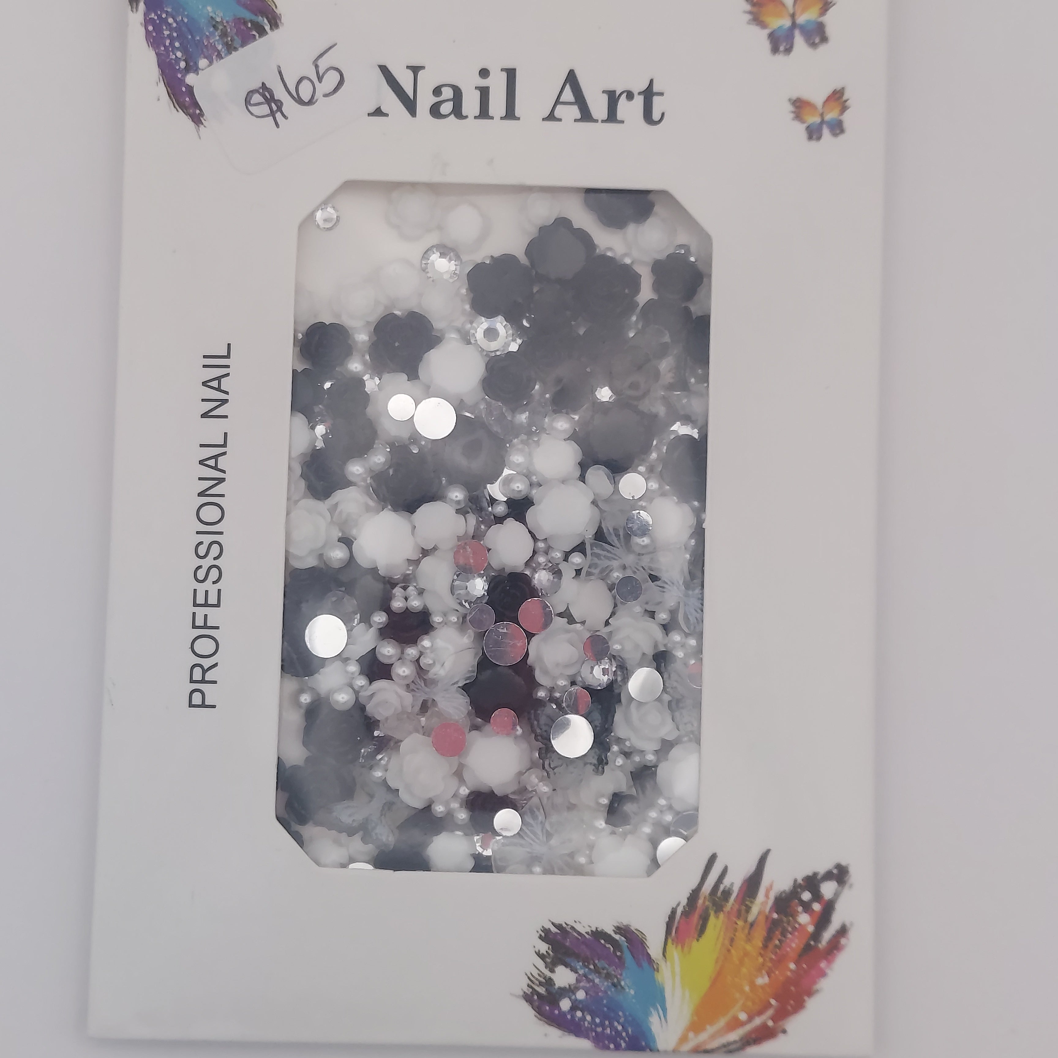 Mixed nail charms