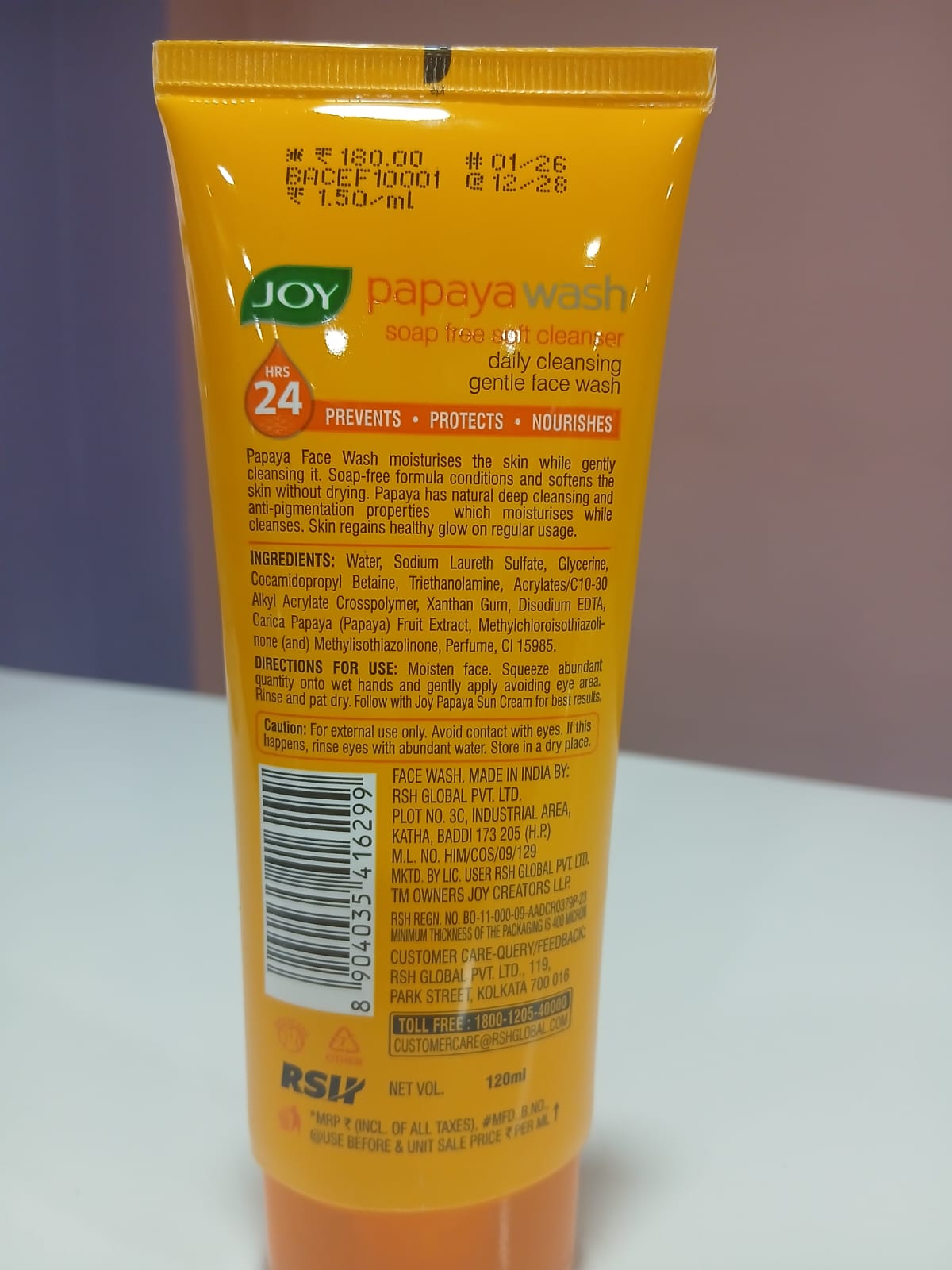 Joy face wash