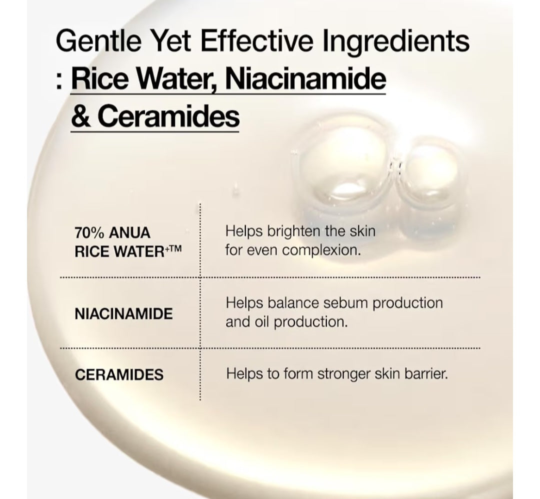 Anua rice 70 milky toner