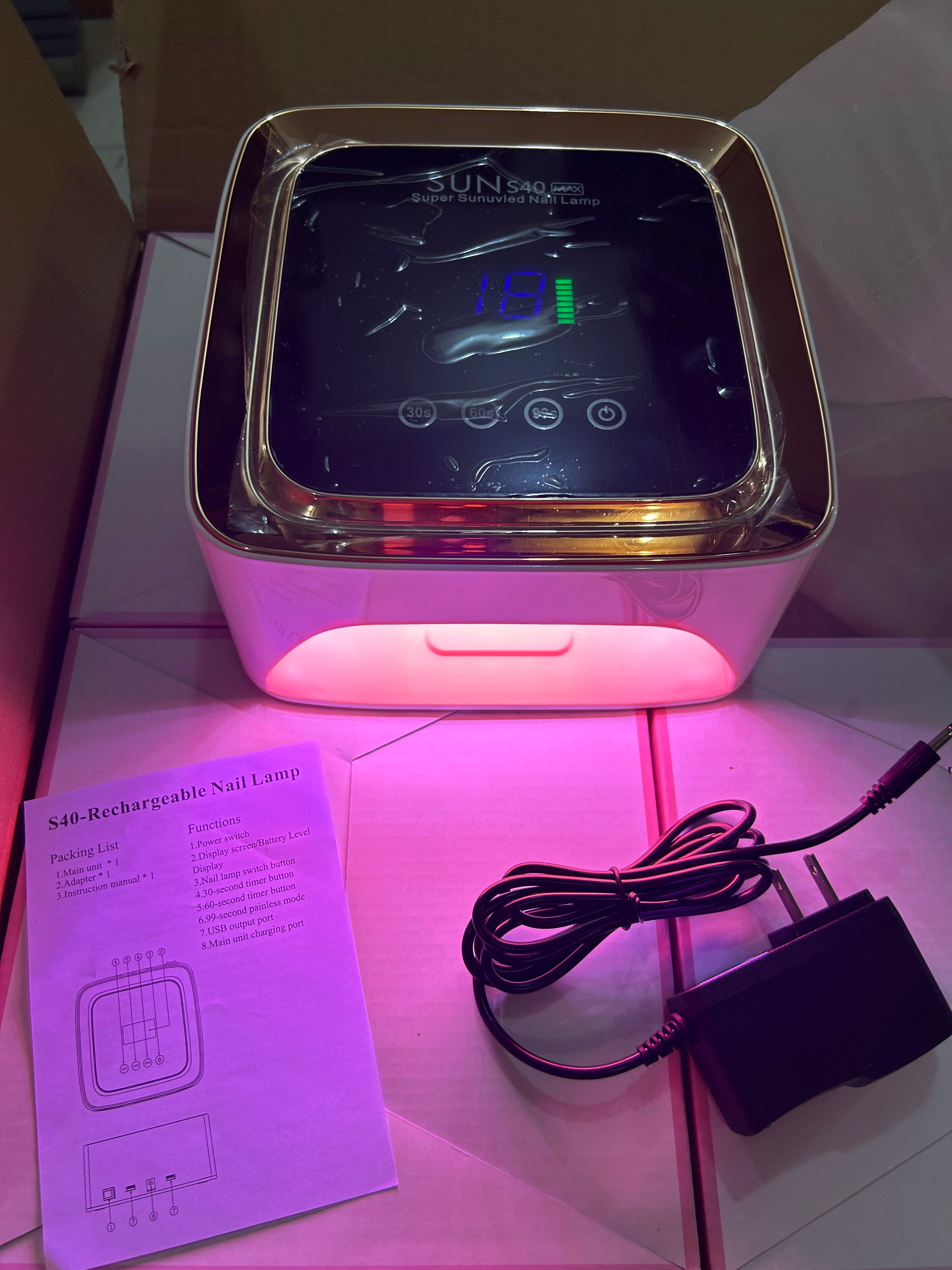 SUN S40 Max Professional Cordless Nail Lamp