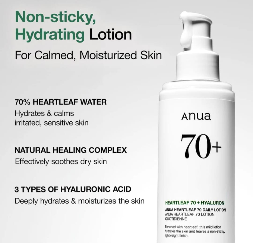 Anua Heartleaf 70 daily lotion