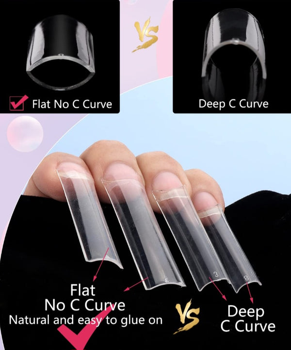 Nail tips ( half cover)