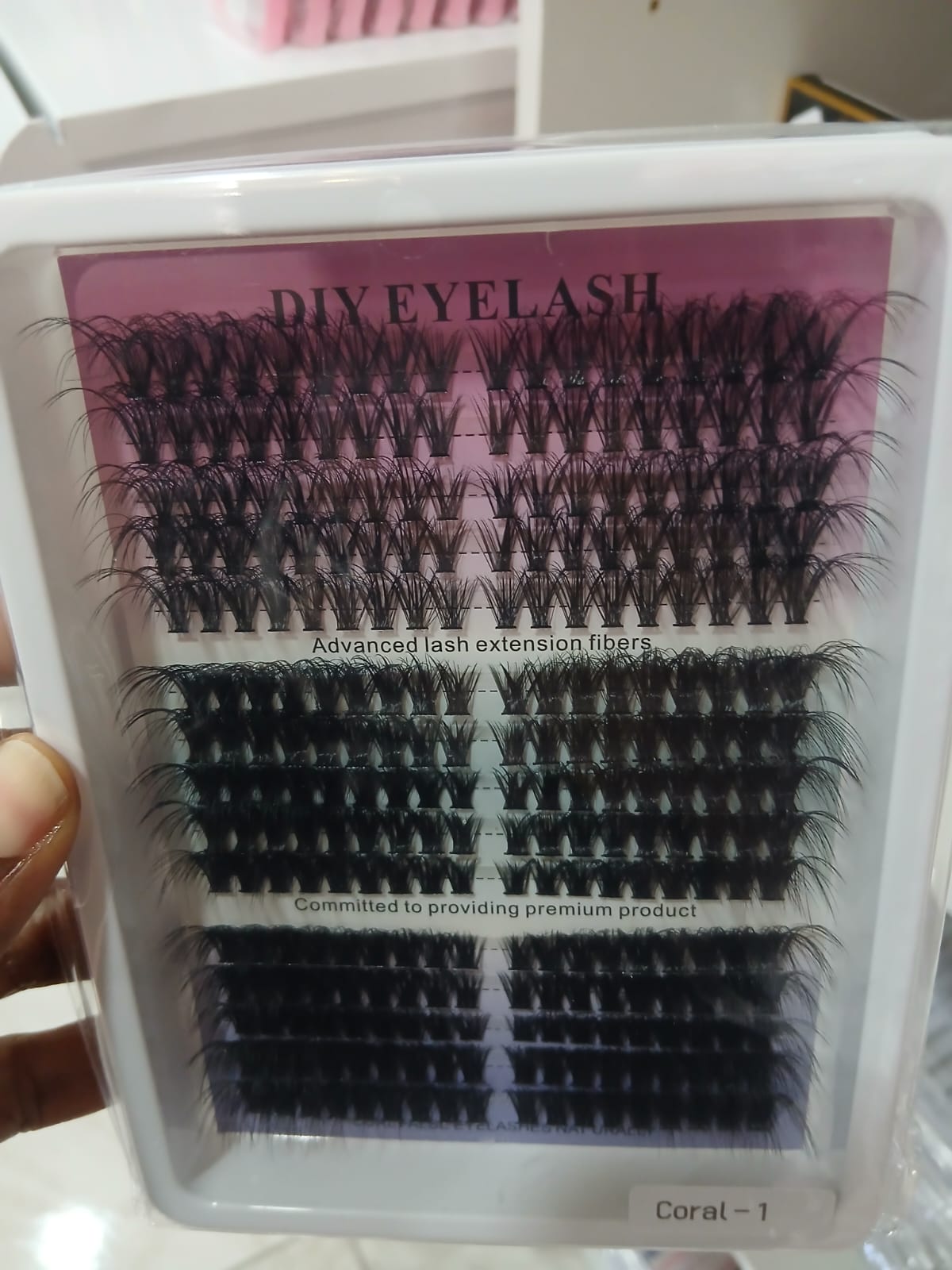 Cluster eyelashes