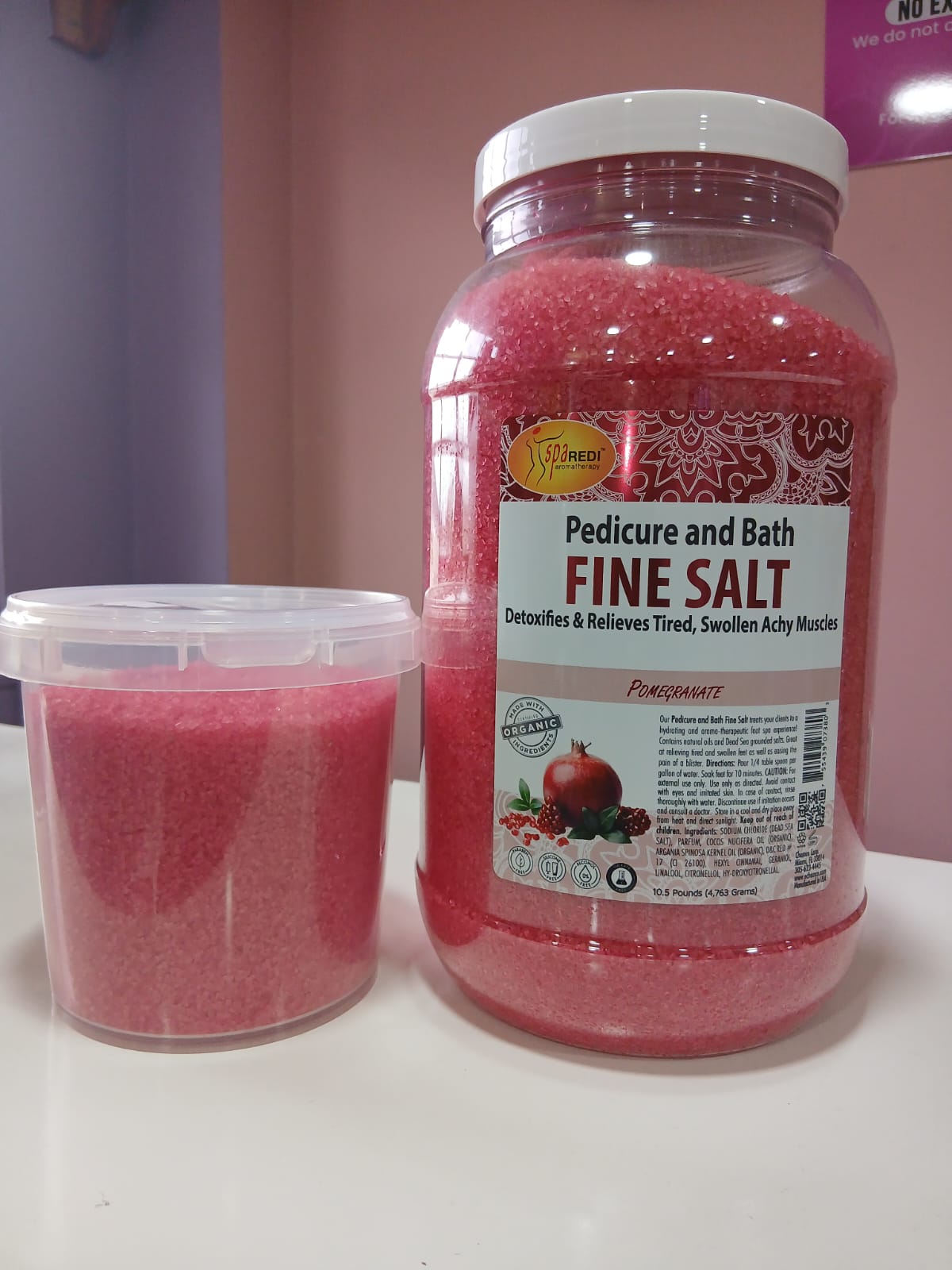 Pedicure fine salt