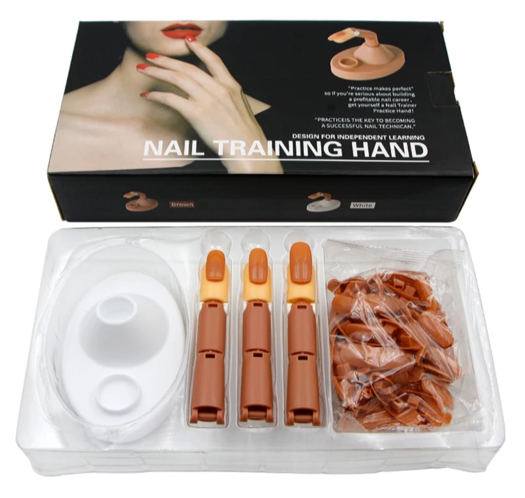 Nail training finger