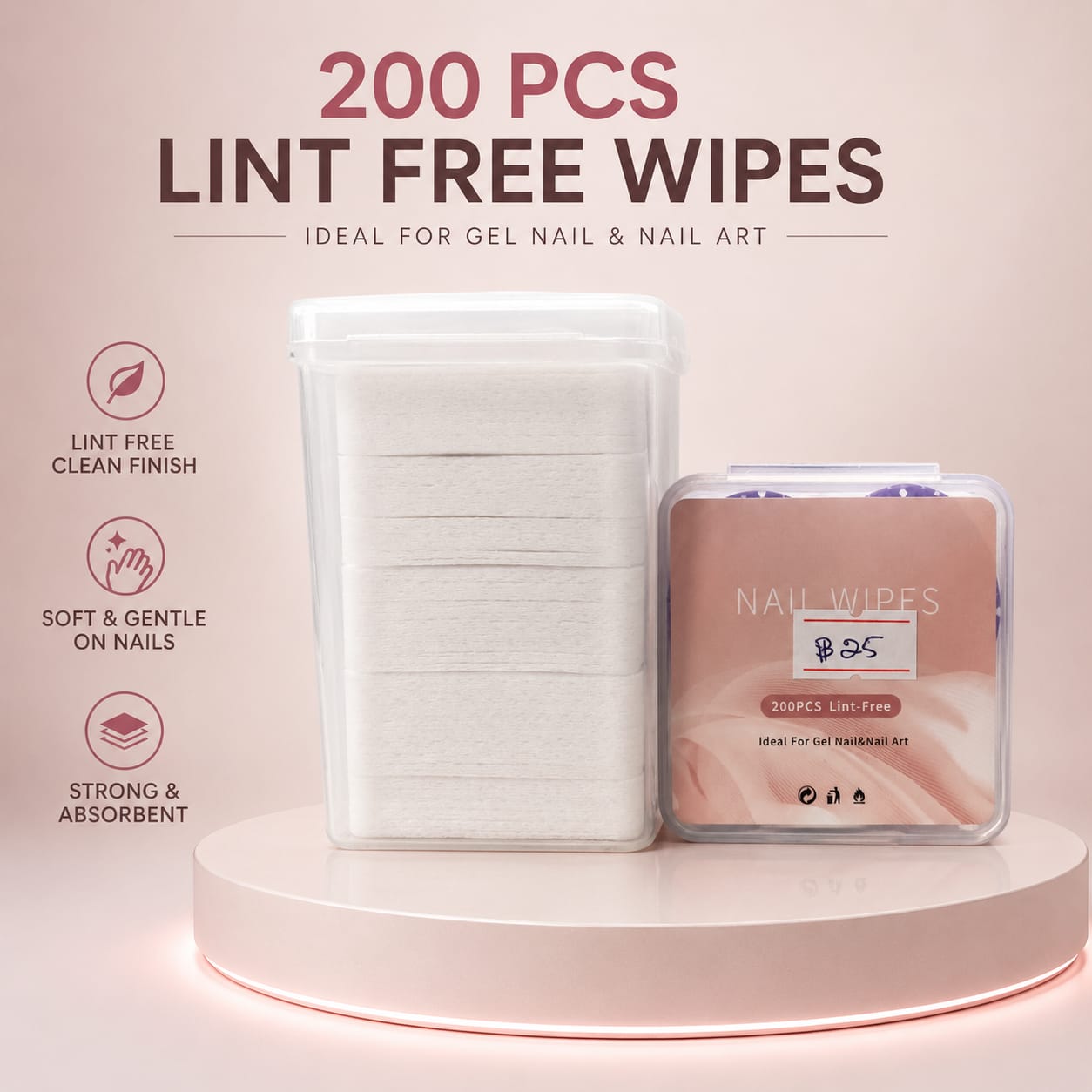 Lint free wipes