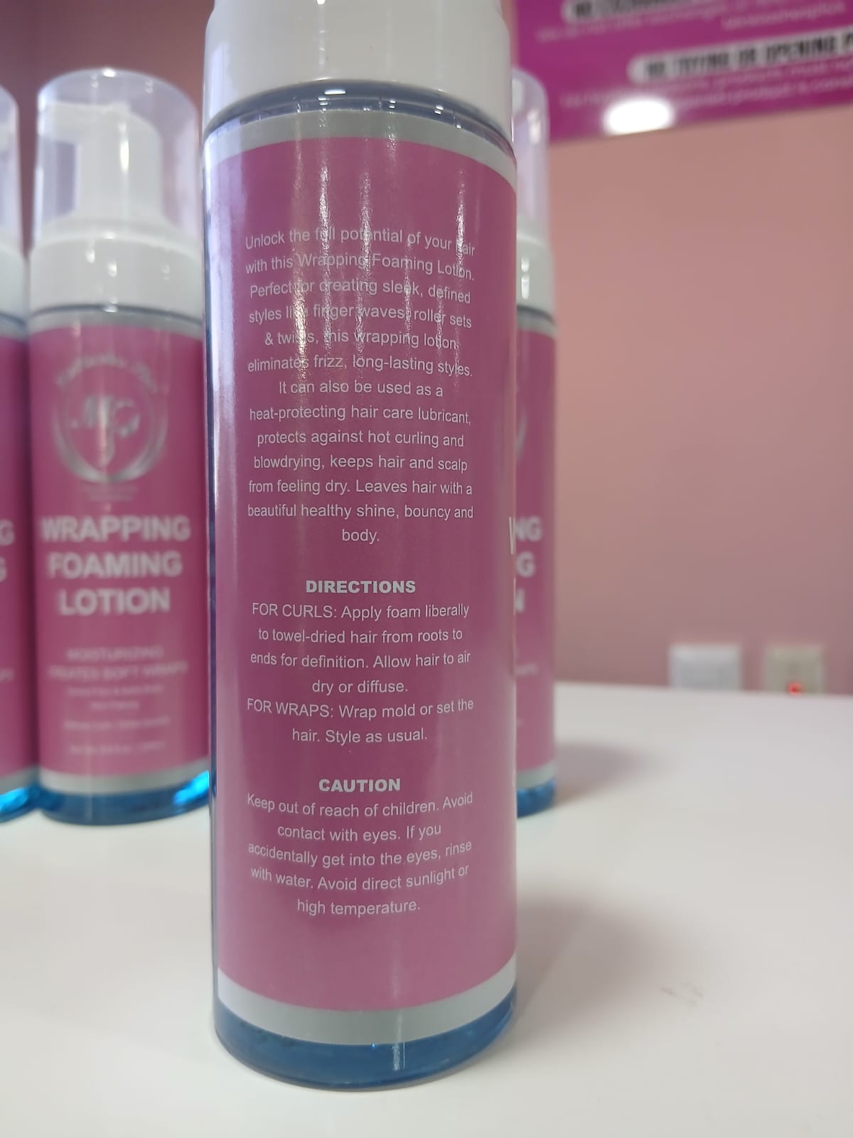 Minklashesplus wrapping foaming lotion