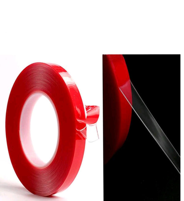 Back to back clear tape