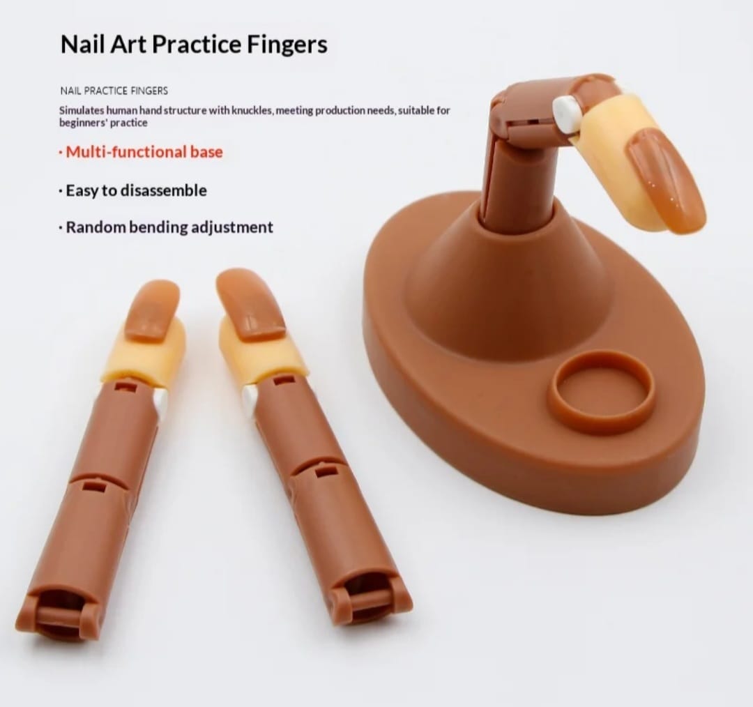 Nail training finger
