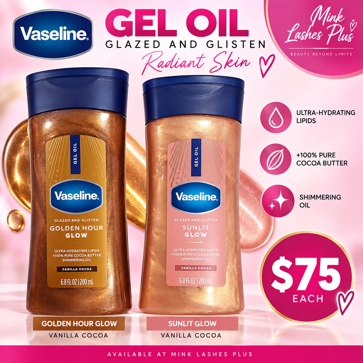 Shimmer body oil