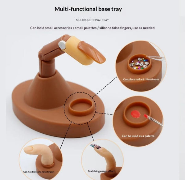 Nail training finger