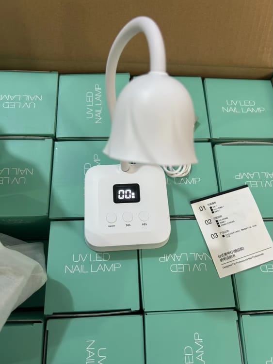 Flash curing rechargeable UV/LED nail lamp
