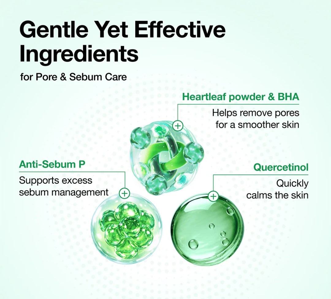 Anua Heartleaf quercetinol pore deep cleansing foam