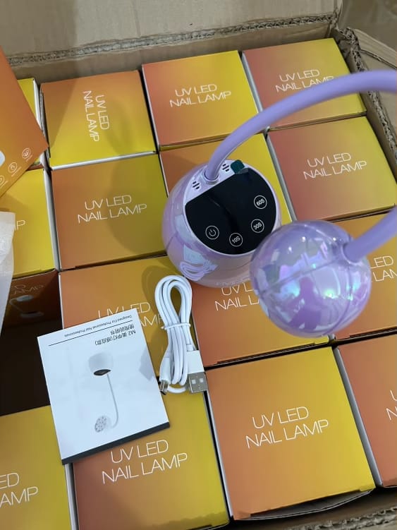 Flash curing rechargeable UV/LED nail lamp