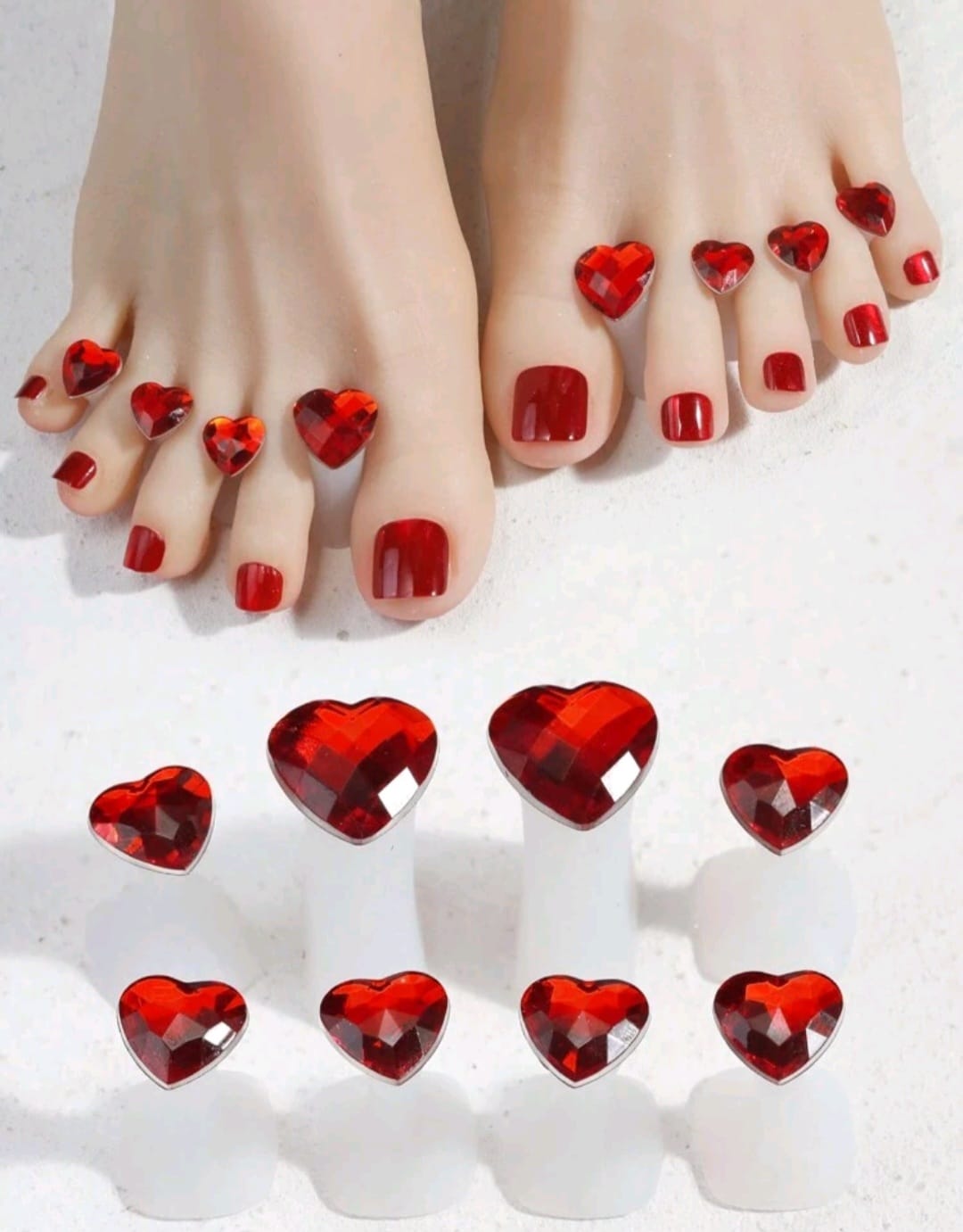 Silicone toe separators